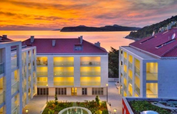 Beachfront Luxury Complex 2Bd Sunset Apartment Дубровник Екстер'єр фото